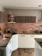 Prachtige moderne witte hoogglans keuken + GEDEMONTEERD, Wit, Ophalen of Verzenden, Zo goed als nieuw, Composiet