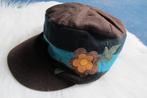 Newsboy hat with flower pattern (grace), Ophalen of Verzenden, Nieuw, 55 cm (S, 6⅞ inch) of minder, Pet
