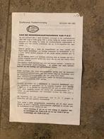 OUD INFORMATIE FOLDER EN ENVELOP SEIZOENSKAART PSV 81/82, Verzamelen, Ophalen of Verzenden, Zo goed als nieuw, PSV, Overige typen