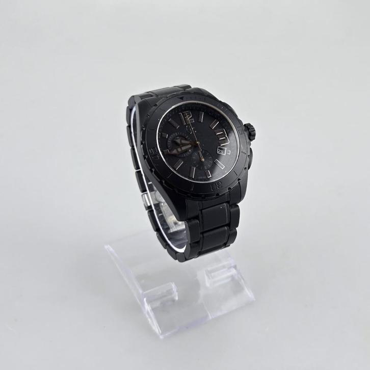GC X76009G2S/05 Mat zwarte heren horloge, Sieraden, Tassen en Uiterlijk, Horloges | Heren, Zo goed als nieuw