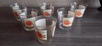 drinkglazen oranges, Glas of Glazen, Gebruikt, Ophalen of Verzenden, Glas
