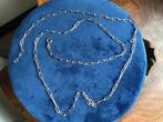 Zilveren ketting,zilver collier 81 cm,lange schakel 925, Ophalen, Zilver