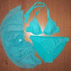 Esprit bikini met pareo, Kleding | Dames, Badmode en Zwemkleding, Ophalen of Verzenden, Zo goed als nieuw, Blauw, Bikini