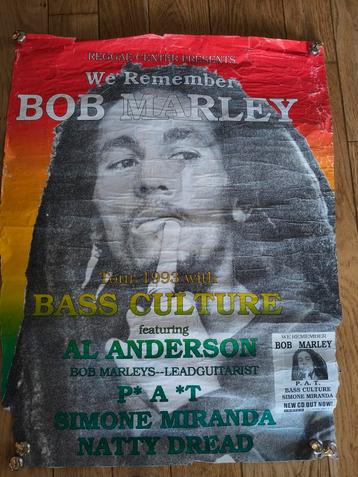 Bob Marley poster uit 1993 beschikbaar voor biedingen
