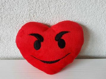 Emoji Rood Hartjes Rode Kleine Hartje Knuffel beschikbaar voor biedingen