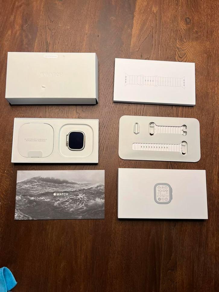 Apple watch ultra 2, Sieraden, Tassen en Uiterlijk, Smartwatches, Nieuw, iOS, Zilver, Ophalen of Verzenden