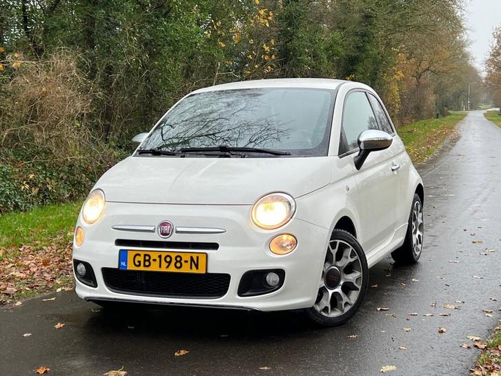 Fiat 500 1.2 BiColore | Automaat + Airco Nu € 7.450,-!, Auto's, Fiat, Bedrijf, Te koop, ABS, Airbags, Airconditioning, Centrale vergrendeling