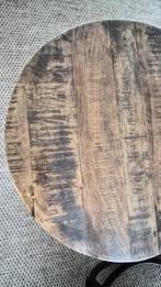 Salontafel setje van hout, Ophalen, Gebruikt, Glas of Kopje