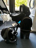 Kinderwagen met Autostoel & Winterzak, Kinderen en Baby's, Kinderwagens en Combinaties, Gebruikt, Combiwagen, Verstelbare duwstang