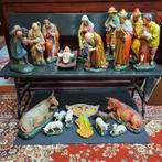 Grote Antieke kerstgroep, Ophalen of Verzenden