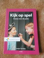 Te koop: 'Kijk op spel' Drama voor de Pabo, Boeken, Ophalen of Verzenden, Alpha, Zo goed als nieuw, HBO
