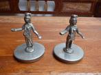 2 antieke metalen beeldjes