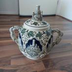 Grote oude duitse keramische pot 6 castelen- 31cm x 22cm, Antiek en Kunst, Antiek | Keramiek en Aardewerk, Ophalen of Verzenden