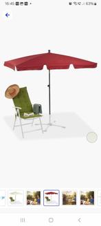 Parasol 2x1 20 nieuw in doos donker rood, Ophalen, Nieuw, 1 tot 2 meter