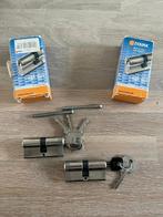 Ivana Cilindersloten - 2 Combi Cilinders met 5 Sleutels, Ophalen of Verzenden, Gebruikt, Overige materialen, Slot