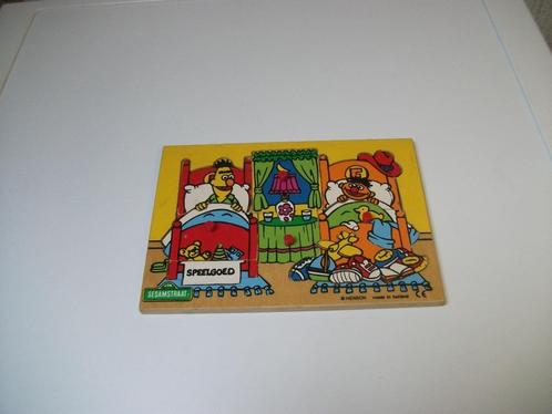 Puzzel Sesamstraat 7 delig, Kinderen en Baby's, Speelgoed | Houten speelgoed, Gebruikt, Overige typen, Ophalen of Verzenden