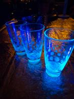 Art Nouveau Absinthe 1900 uranium 3 glazen, Antiek en Kunst, Ophalen