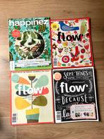 FLOW 3 x en 1x HAPPINEZ magazine 📖, Boeken, Tijdschriften en Kranten, Ophalen of Verzenden, Zo goed als nieuw, Damesbladen