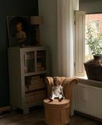 Stoeltje in jute onderstof, Ophalen