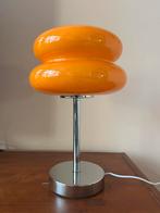 Macaron tafellamp in Bauhaus | retro stijl | glas, Huis en Inrichting, Lampen | Tafellampen, Ophalen, Zo goed als nieuw, Minder dan 50 cm