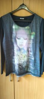 Viaipi Shirt met Print - Maat M, Maat 38/40 (M), Overige kleuren, Ophalen of Verzenden, Lange mouw