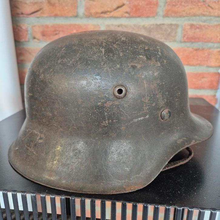 100% ORIGINELE DUITSE WO2 WEHRMACHT M42 HELM, Verzamelen, Militaria | Tweede Wereldoorlog, Helm of Baret, Duitsland, Ophalen of Verzenden