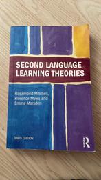 Second language learning theories, Ophalen of Verzenden, Alpha, Zo goed als nieuw, HBO