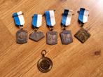 Collectie van 6 oude medailles Avondvierdaagse 85 86 87, Verzamelen, Ophalen of Verzenden, Gebruikt