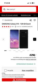 Samsung Galaxy S10 - 128GB Zwart, Ophalen, Gebruikt, Zwart, Touchscreen