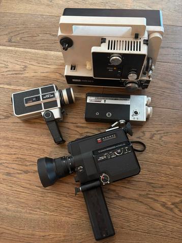 Vintage analoge video camera’s projector Canon Yashika Eumig beschikbaar voor biedingen