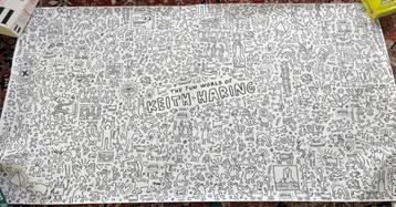 Mega Keith Haring kleurplaat (2 x 1 meter !!) XXL beschikbaar voor biedingen