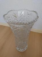 Vaas glas / kristal, Ophalen of Verzenden, Zo goed als nieuw, Glas, Minder dan 50 cm
