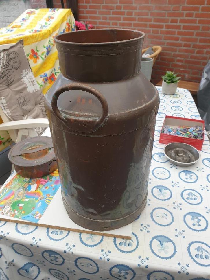 verkoperde melkbus, Tuin en Terras, Tuinwanddecoratie, Gebruikt, Ophalen