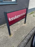 Reclamebord parkeerplaats, Ophalen, Gebruikt, IJzer