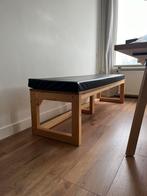 Eettafel bankje van hout 180cm x 50cm, Huis en Inrichting, Stoelen, Gebruikt, Ophalen