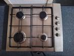Pelgrim gaskookplaat 4 pits met electrisch ontsteker, Witgoed en Apparatuur, Kookplaten, Gebruikt, Inbouw, Gas, 4 kookzones