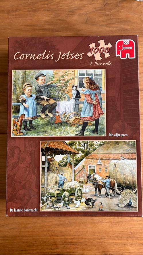 4 puzzels Ot en Sien (1000 st Jumbo Premium Quality), Hobby en Vrije tijd, Denksport en Puzzels, Zo goed als nieuw, Ophalen of Verzenden