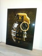 Louis Vuitton Glas Schilderij, Ophalen of Verzenden