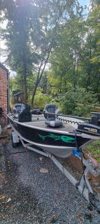 Marine 15 T  aluminium visboot met Livescope  Mercury 20pk, Ophalen of Verzenden, Overige typen