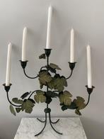 Antieke Kandelaar Druivenrank Design, Ophalen of Verzenden, Overige materialen