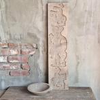 Grote oude brocante vergrijst houten speculaasplank *Etage3*, Gebruikt, ., Ophalen of Verzenden, .