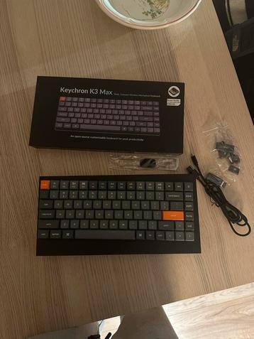 Keychron K3 Max Alu - Gateron Brown - Hotswap beschikbaar voor biedingen