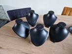 5x Buste Sieraden Displays - Ketting Decoratie, Ophalen of Verzenden, Gebruikt, Zwart, Kunststof of Plastic