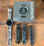 Garmin Fenix 7 - Sport & Gezondheidshorloge + Extra Bandjes, Ophalen of Verzenden, Waterdicht, Grijs, Afstand