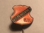 Metalen S.V. VOLENDAM VOETBALCLUB Speld (Oranje/Zwart)., Verzenden, Zo goed als nieuw, Sport, Speldje of Pin