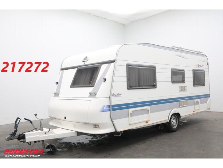 Hobby 495 Excellent Mover Frans Bed Rondzit (bj 2002), Caravans en Kamperen, Caravans, Bedrijf, tot en met 4, 1000 - 1250 kg, Rondzit