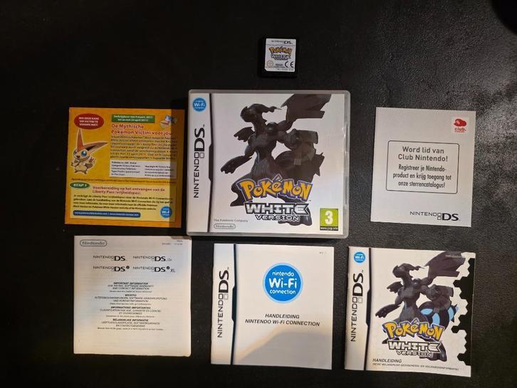 Pokemon White Nintendo DS, Spelcomputers en Games, Games | Nintendo DS, Zo goed als nieuw, Avontuur en Actie, 1 speler, Vanaf 3 jaar