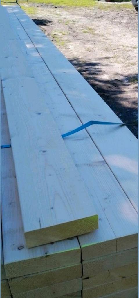 Cls sls nieuw balken vuren 44x145x5100 44x145x6000 regels, Doe-het-zelf en Verbouw, Hout en Planken, Zo goed als nieuw, Balk, Vuren