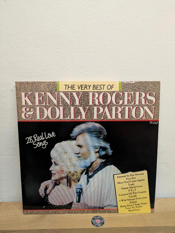 2Lp The Very Best of Kenny Rogers & Dolly Parton, Cd's en Dvd's, Vinyl | Country en Western, Zo goed als nieuw, 12 inch, Ophalen of Verzenden