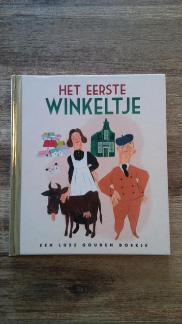 Het eerste winkeltje een luxe gouden Boekje kind boek beschikbaar voor biedingen